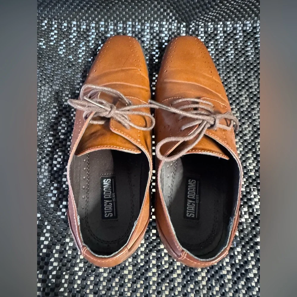 Stacy Adams Brown Kids Dress Shoes